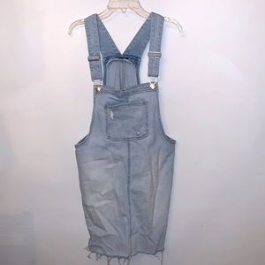 Denim jumper dress